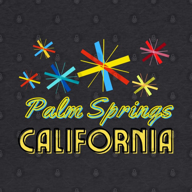 Exciting Palm Springs California USA by TJWDraws